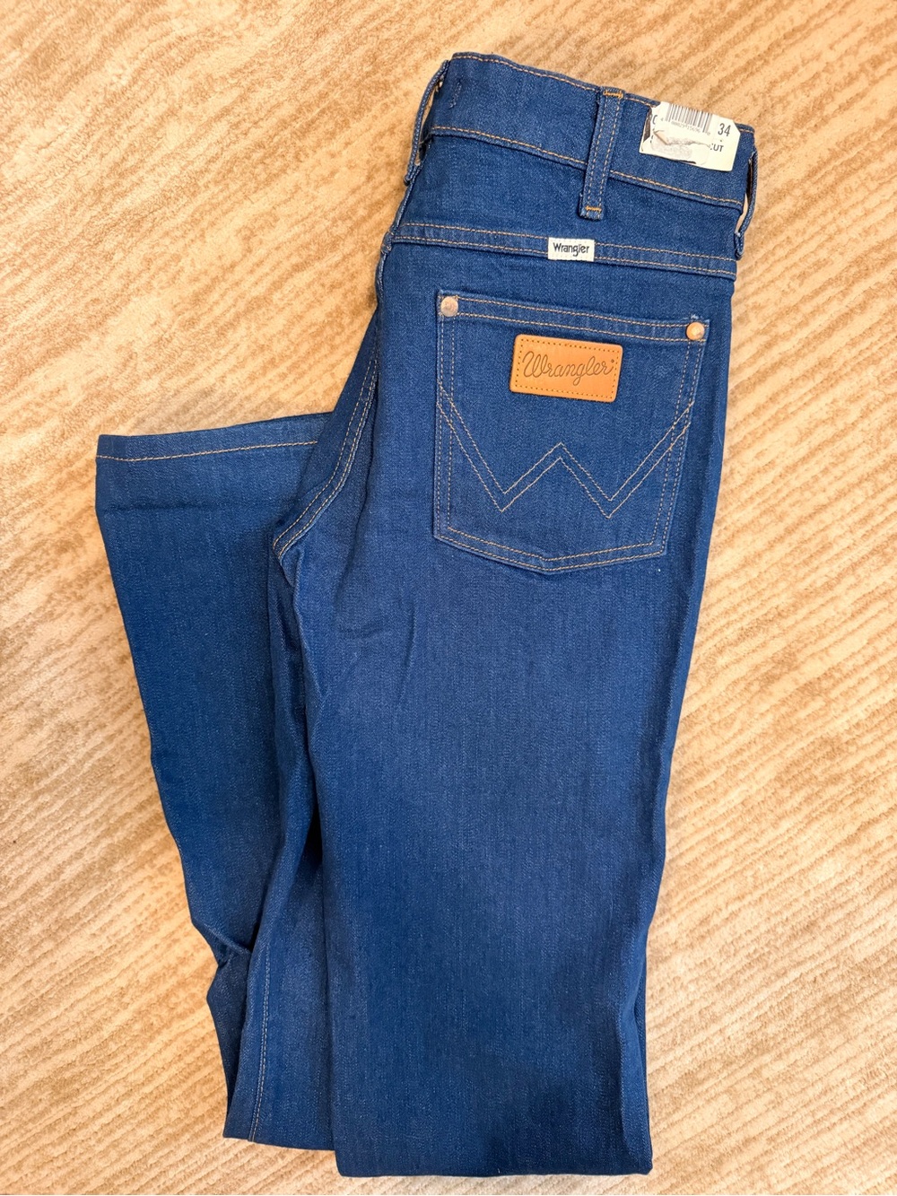 NWT - Wrangler Westward 626 Mid Rise Bootcut Jeans Dark Wash 27x34 Western